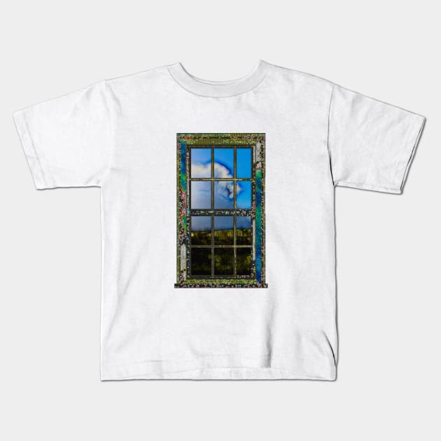 Storm Cloud Over The Hills Kids T-Shirt by crunchysqueak